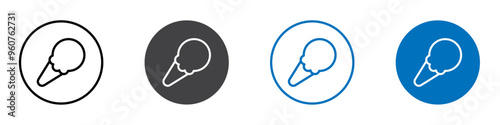 Canvastavla Softy icon flat editable icon mark set.