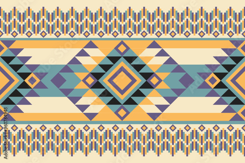 Geometric pattern, boho, aztec, motif, Navajo, for textile, fabric, clothing, embroidery, handcraft, tile, ceramic, printing, backdrop, wallpaper, carpet, decoration.