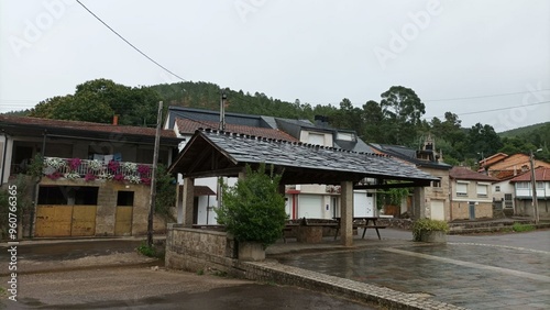 Panorámica de Laza, Galicia