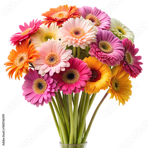 bouquet of colorful gerber