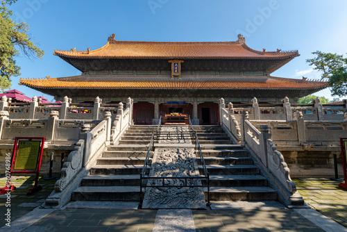 Ancient Architecture Landscape of Confucius Temple China in Qufu City, Shandong Province, China