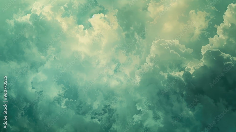Fototapeta premium Cloudy sky backdrop