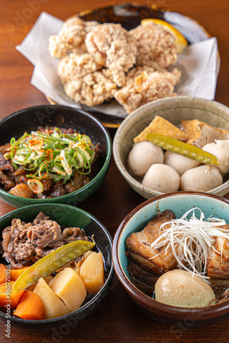 美味しそうな惣菜 料理 おふくろの味