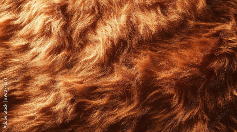 An earthy and natural seamless background showcasing warm, fluffy brown fur An earthy and natural seamless background showcasing warm, fluffy brown fur
