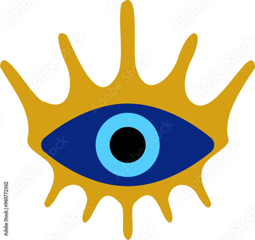 Evil Eye Vector Illustration