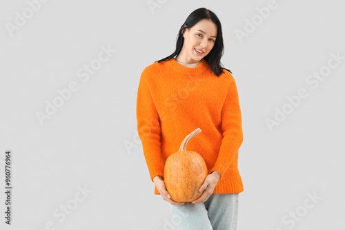 Beautiful young happy woman...