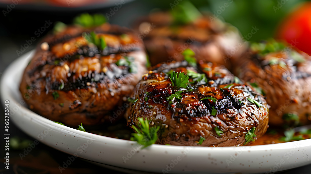 Grilled Portobello Mushrooms Grilled Portobello Mushrooms