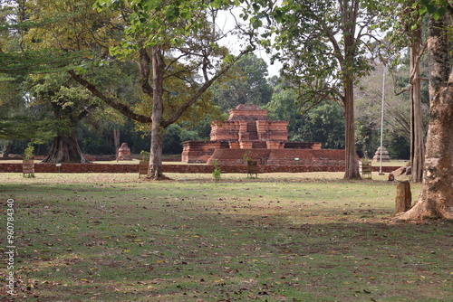 muara jambi temple is one of hesitage from indonesia photo