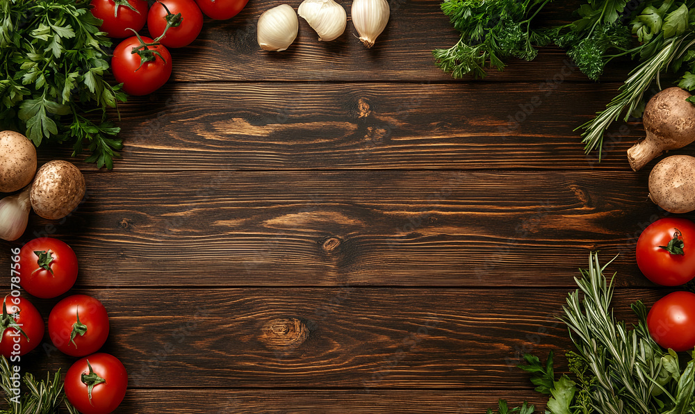 Fresh vegetables on wooden background Fresh vegetables on wooden background