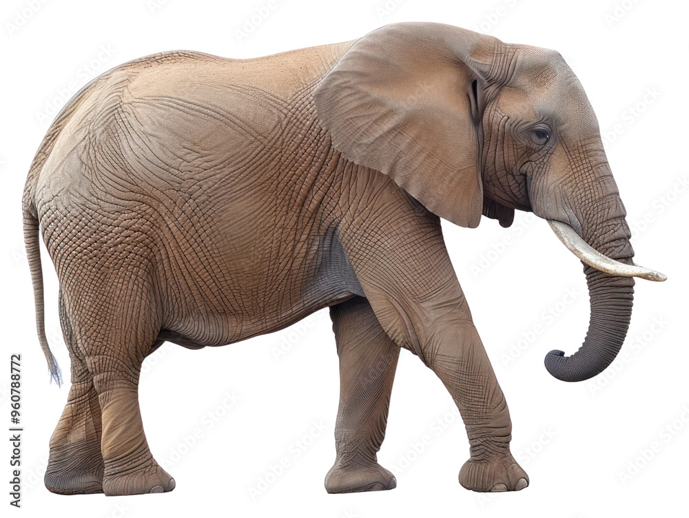 Fototapeta premium PNG Elephant wildlife animal mammal.