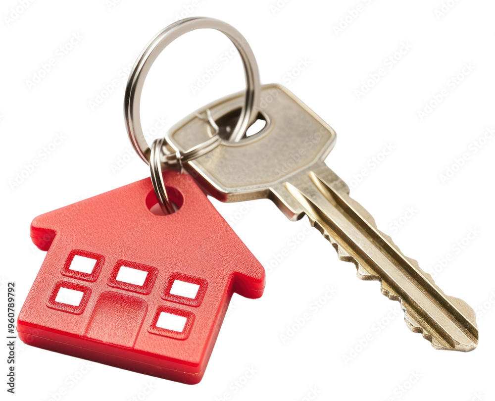 PNG Keys keychain house white background. PNG Keys keychain house white background.