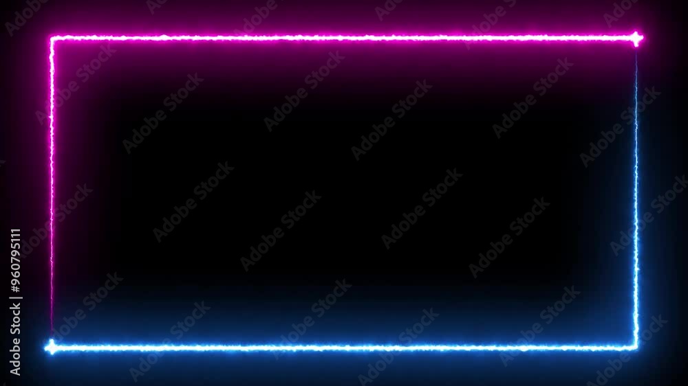 Abstract glowing neon frame Abstract glowing neon frame