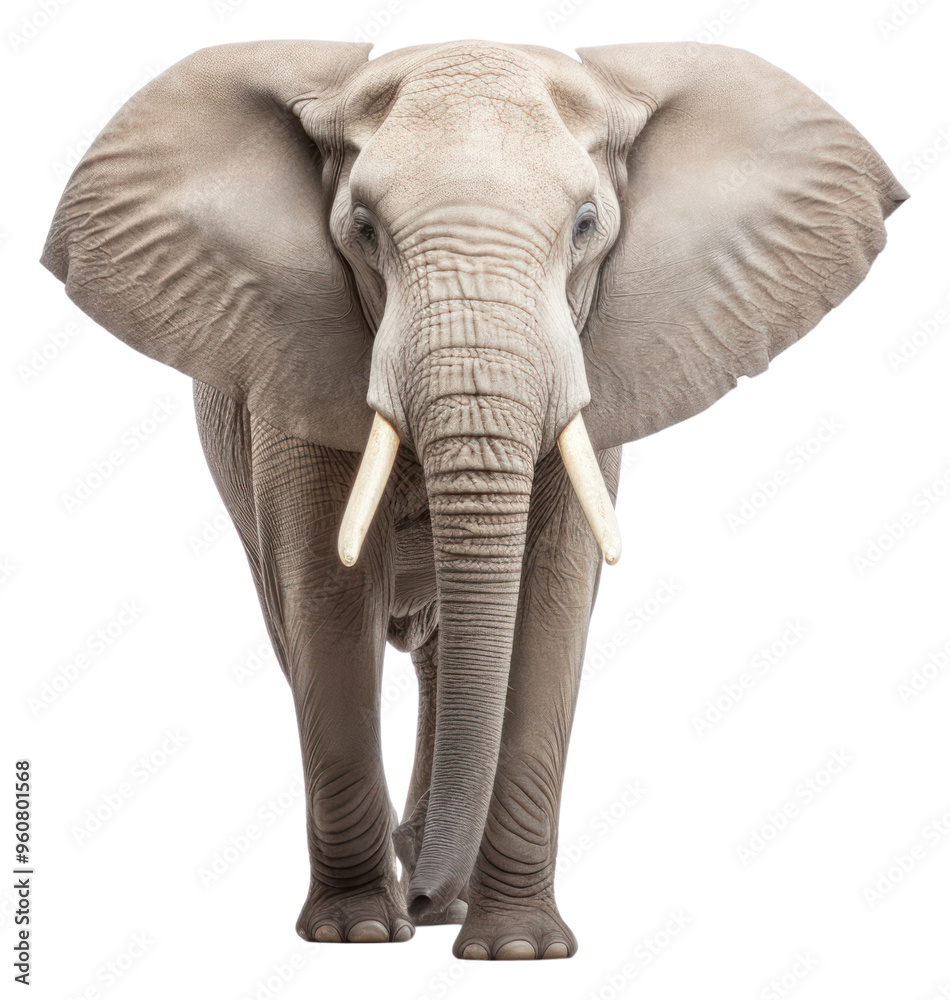 Obraz premium PNG Elephant wildlife animal mammal.
