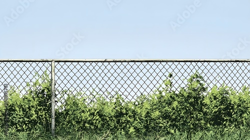 Chain link fence, 