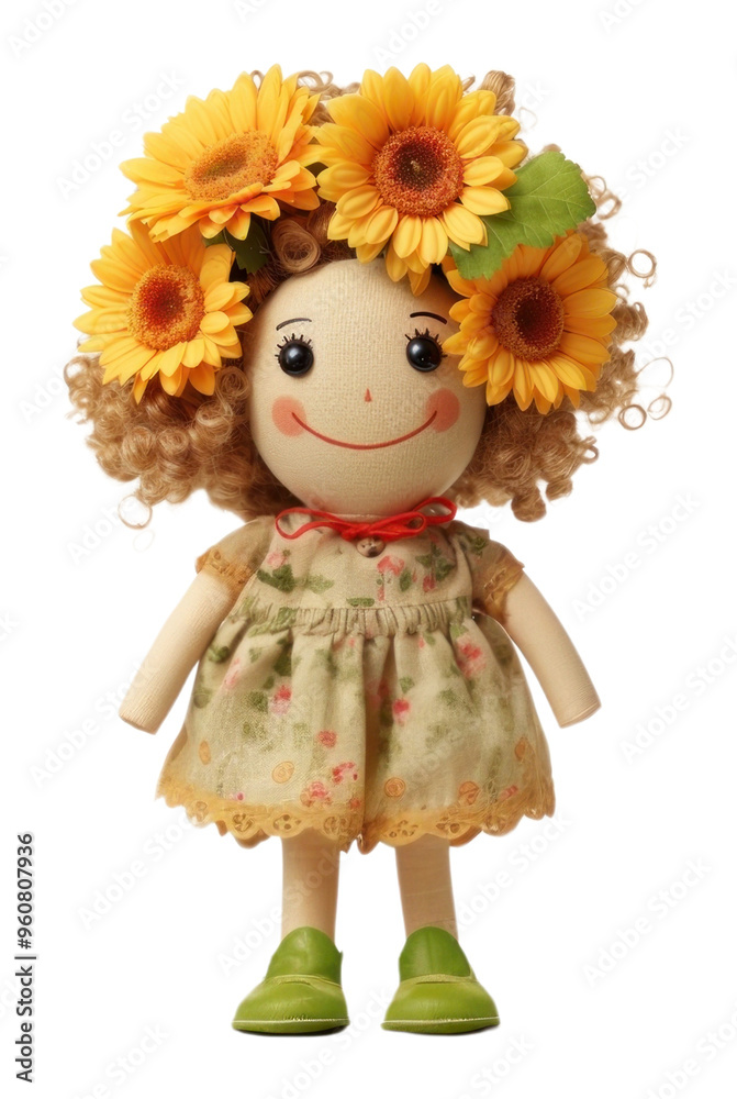PNG Smile flower doll sunflower. PNG Smile flower doll sunflower.