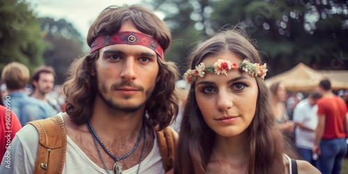 a couple in woodstock 1969