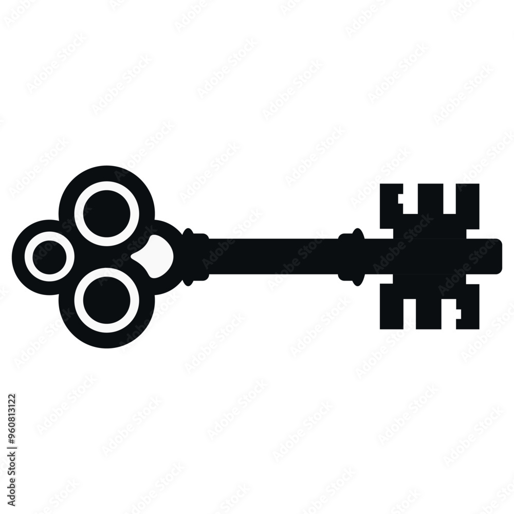 Old Key Vector Icon, symbol, and vector, Can be used for web, print, and mobile Old Key Vector Icon, symbol, and vector, Can be used for web, print, and mobile