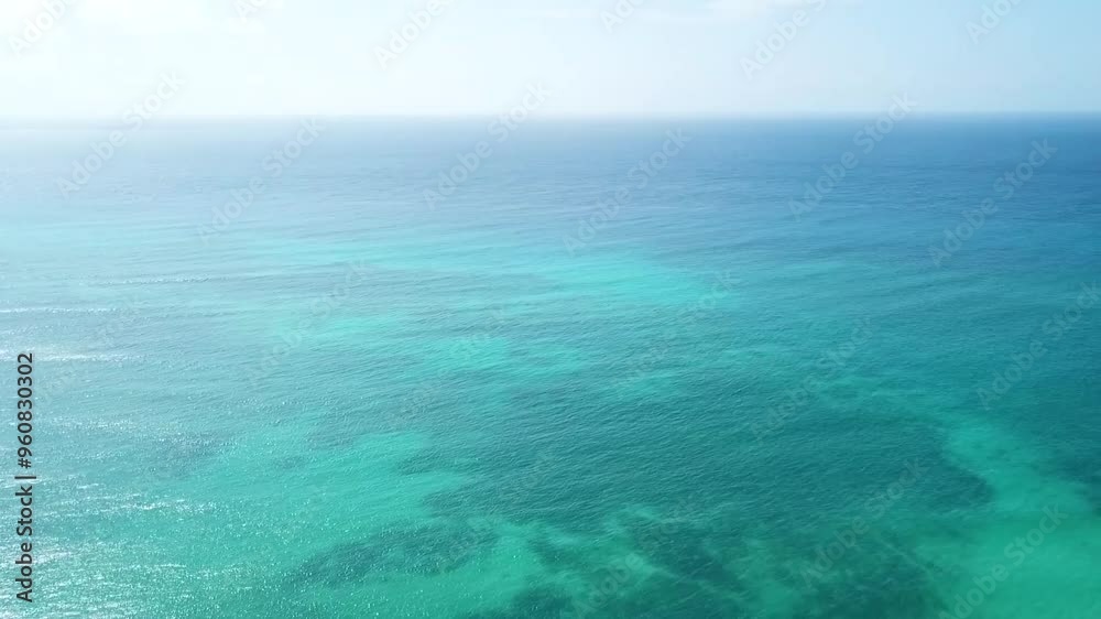 Coral reef Caribbean sea seascape panorama Playa del Carmen Mexico. Coral reef Caribbean sea seascape panorama Playa del Carmen Mexico.