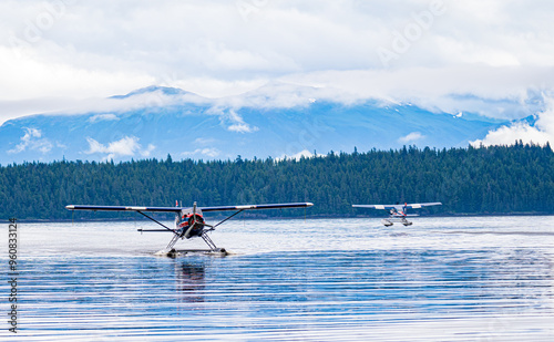 Sea Planes near Juneau, Alaska photo