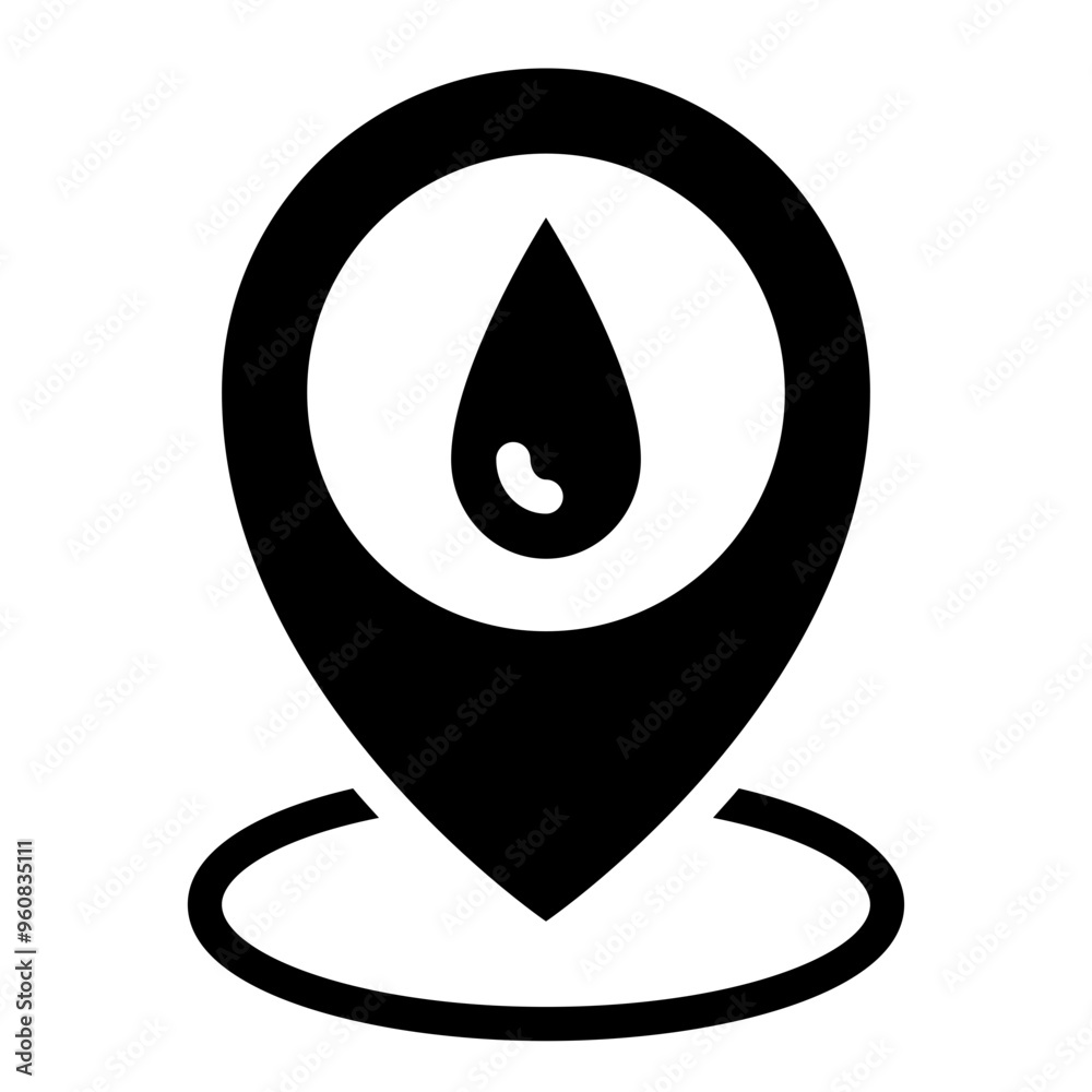 Location icon for blood donor and donation sites. Location icon for blood donor and donation sites.