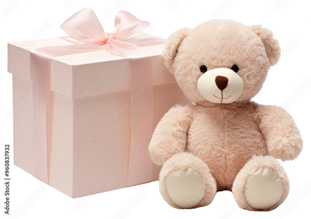 PNG Teddy bear gift toy box. PNG Teddy bear gift toy box.