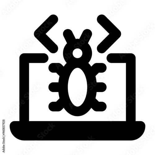 bug, flaw, error, information technology, computer outline icon