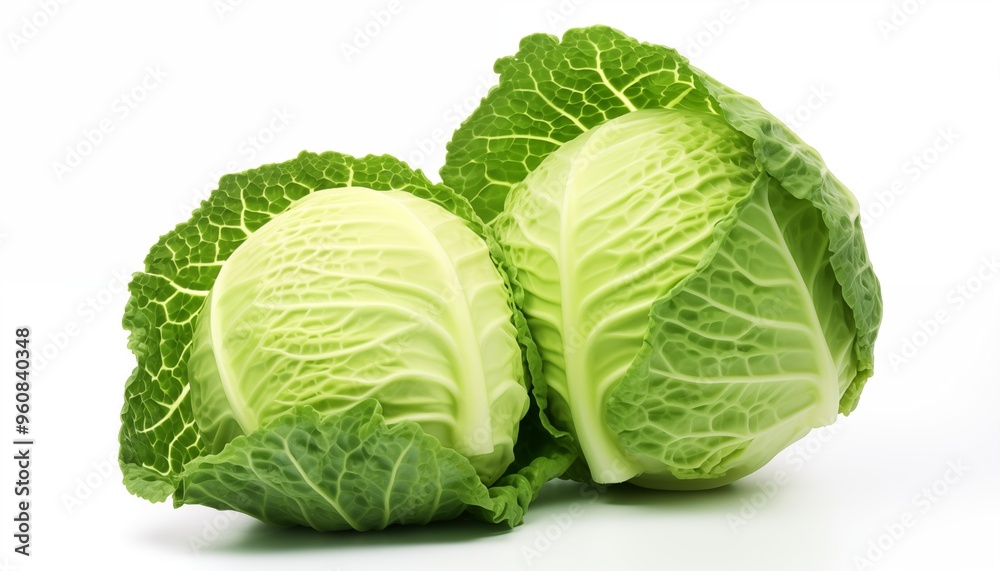 cabbage isolated on white cabbage isolated on white