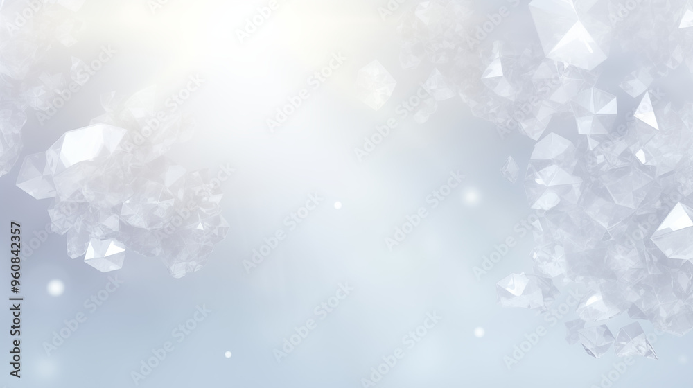 Pristine White Gemstones in Crisp Morning Light