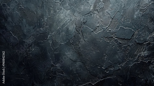 Textured dark grey surface with rugged, uneven appearance photo