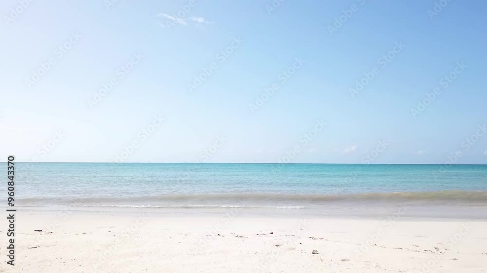 Coral reef seascape Caribbean beach panorama Playa del Carmen Mexico. Coral reef seascape Caribbean beach panorama Playa del Carmen Mexico.