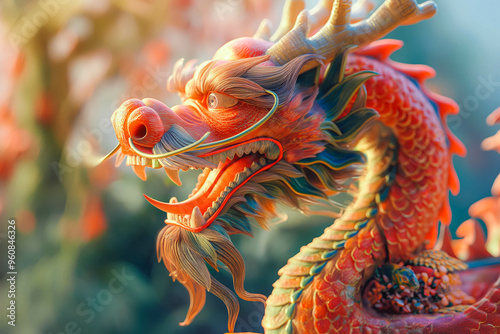 chinese new year, chinese style dragon statue, iconic dragon, wallpaper dragon, red dragon, dragon wood, ilstration dragon, sio naga, imlek tahun baru photo