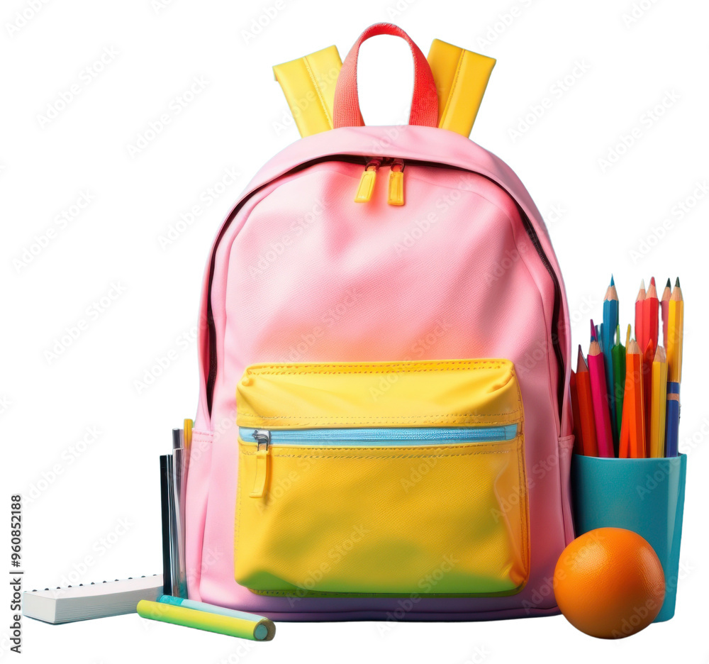 PNG Backpack classroom education learning transparent background PNG Backpack classroom education learning transparent background