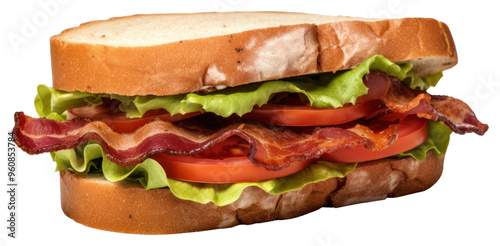 PNG Sandwich bacon meat food. photo