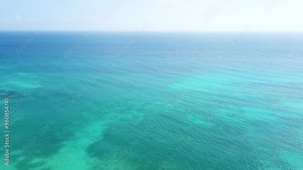 Coral reef Caribbean sea seascape panorama Playa del Carmen Mexico. Coral reef Caribbean sea seascape panorama Playa del Carmen Mexico.