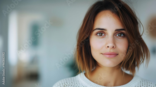 Happy Attractive Confident Young Adult Mid Aged