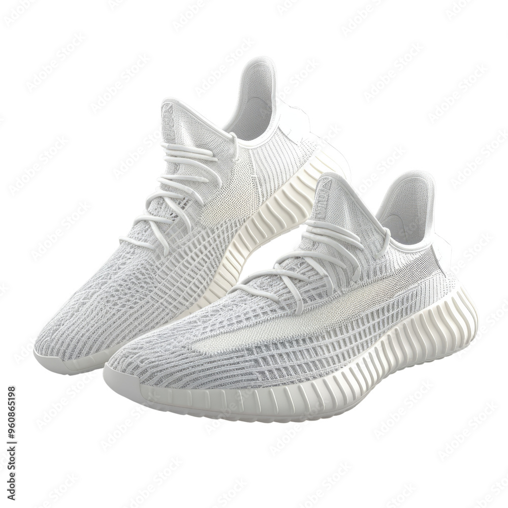 3D Sneaker Product Render for Website Configurator on White Background