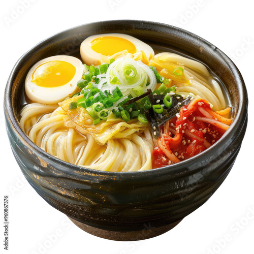 Delicious Pyongyang Naengmyeon Bowl Menu Poster Photography photo