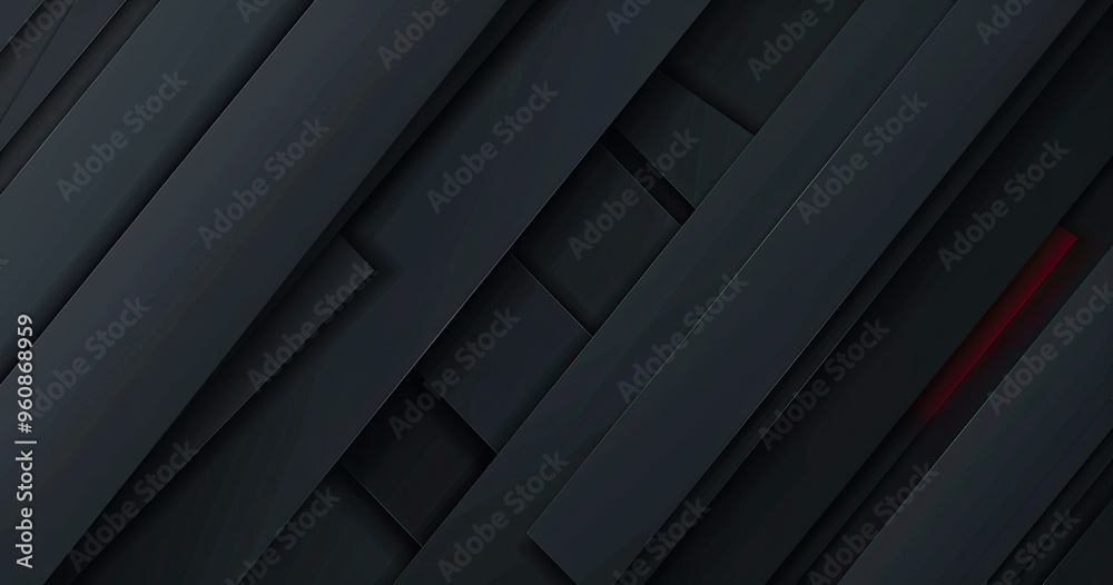 A sleek, dark abstract background featuring layered geometric shapes with a hint of red, ideal for modern design projects. A sleek, dark abstract background featuring layered geometric shapes with a hint of red, ideal for modern design projects.