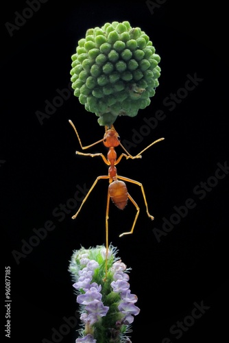 Potrait of a acrobat ants photo