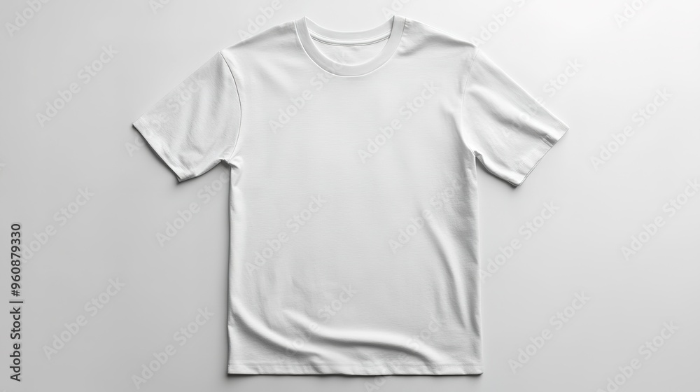 plain T-shirt isolated on a white background, with crisp, clean edges, perfect for highlighting the shirt's shape and color plain T-shirt isolated on a white background, with crisp, clean edges, perfect for highlighting the shirt's shape and color