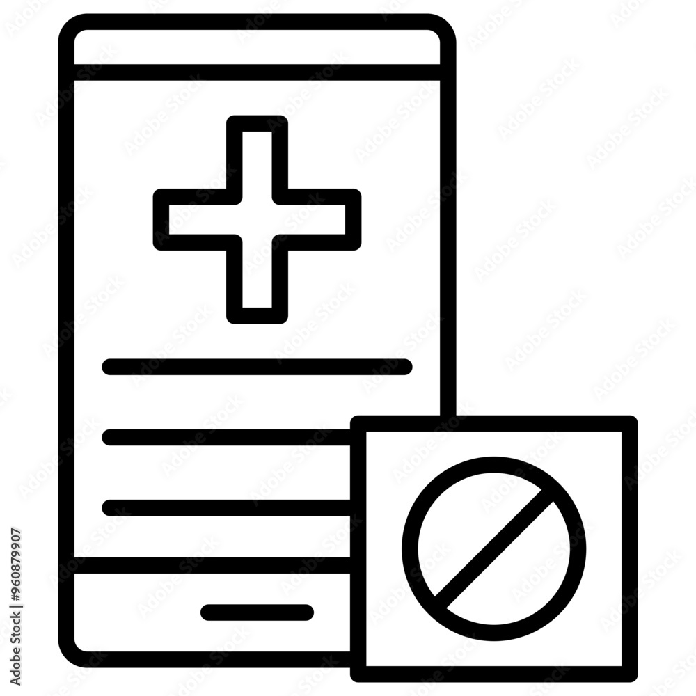 Obraz premium Online Pharmacy Icon