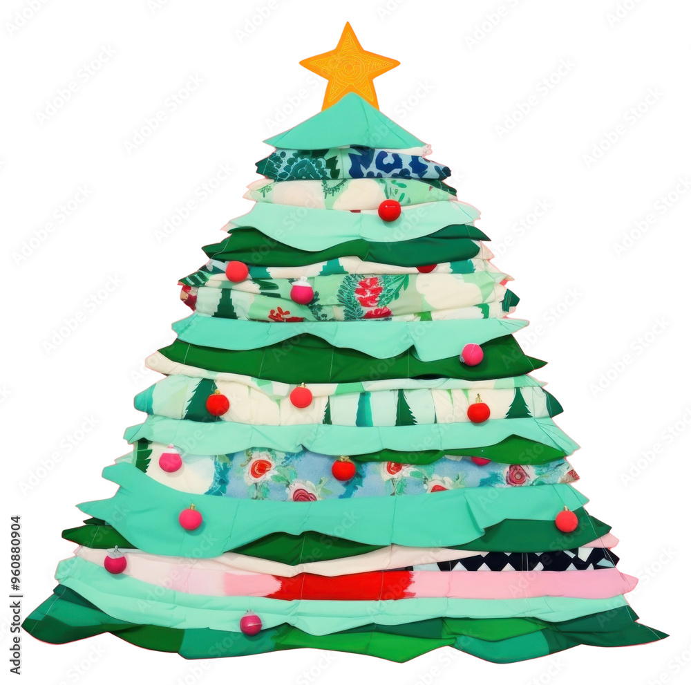 PNG Simple fabric textile illustration minimal of a Christmas tree celebration decoration creativity. PNG Simple fabric textile illustration minimal of a Christmas tree celebration decoration creativity.