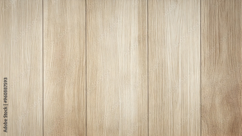 Naklejka premium Minimalistic and serene white oak wood texture with straight consistent grain patterns in soothing grey brown tones This natural organic background showcases the raw