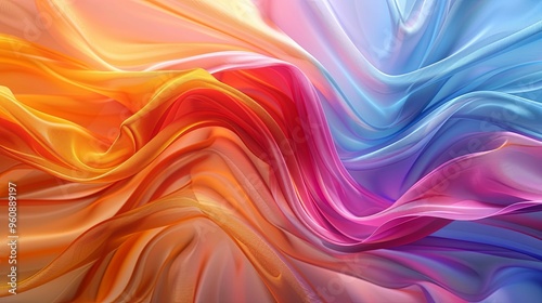 Wallpaper Mural Abstract Colorful Swirling Fabric Torontodigital.ca