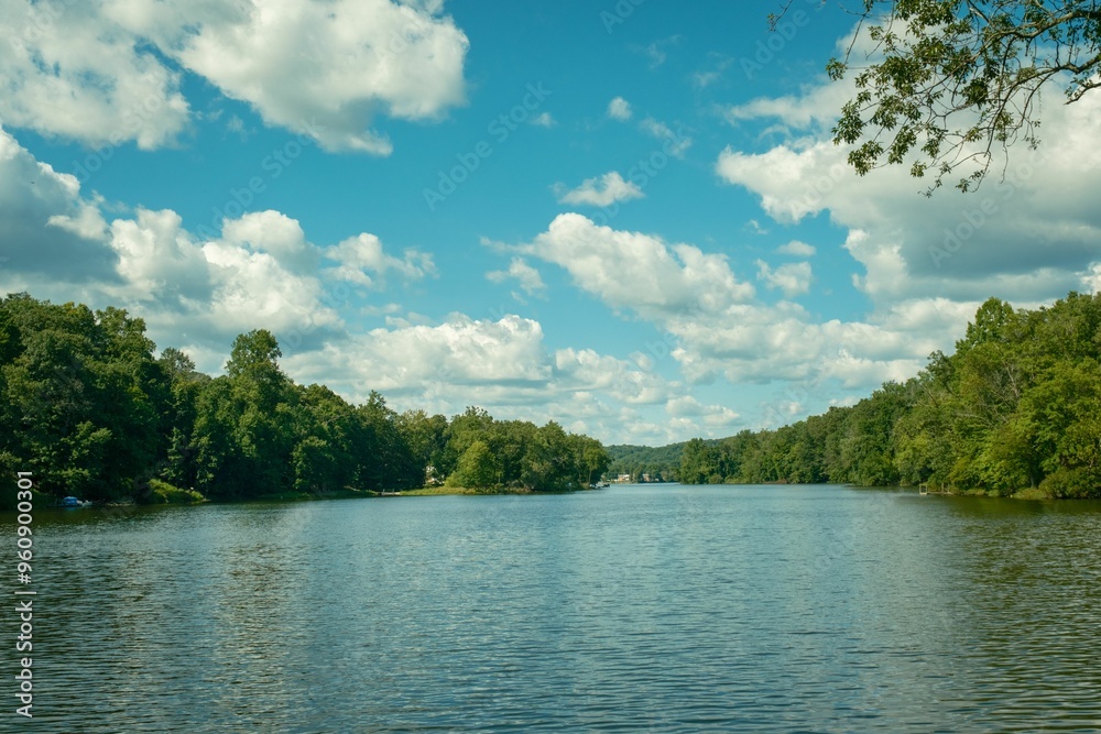 View of the Ramapo River in Pompton Lakes, New Jersey View of the Ramapo River in Pompton Lakes, New Jersey