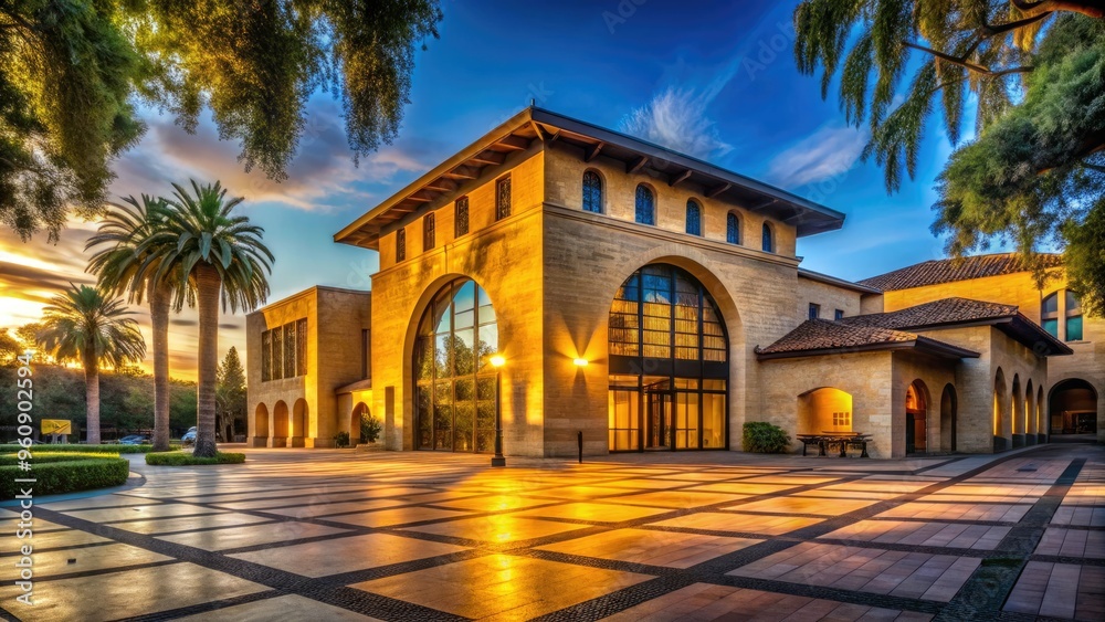 Stanford's Cantor Arts Center, moody shadows, bold geometric forms, modern artistry, cultural exploration, stimulating creativity inspiration Stanford's Cantor Arts Center, moody shadows, bold geometric forms, modern artistry, cultural exploration, stimulating creativity inspiration