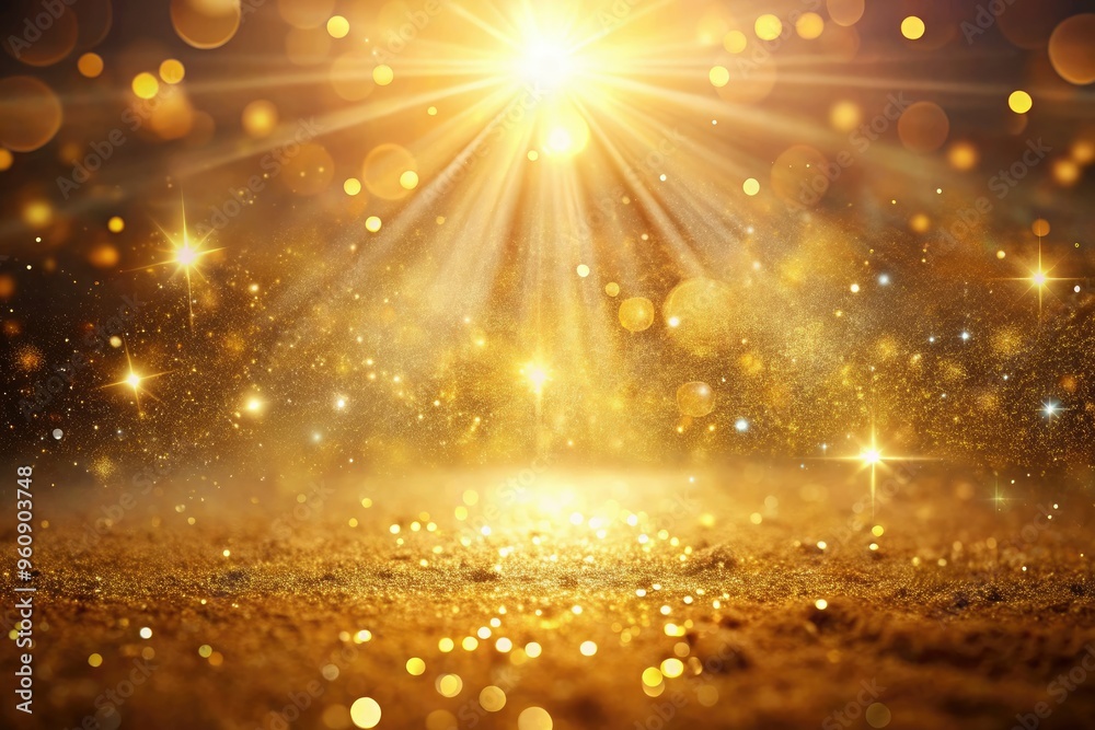 fairy dust sunbeams warm golden background soft focus serene contemplative atmosphere fairy dust sunbeams warm golden background soft focus serene contemplative atmosphere