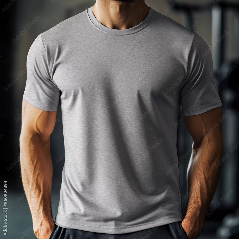 gray t-shirt fabric gym nice mockup gray t-shirt fabric gym nice mockup