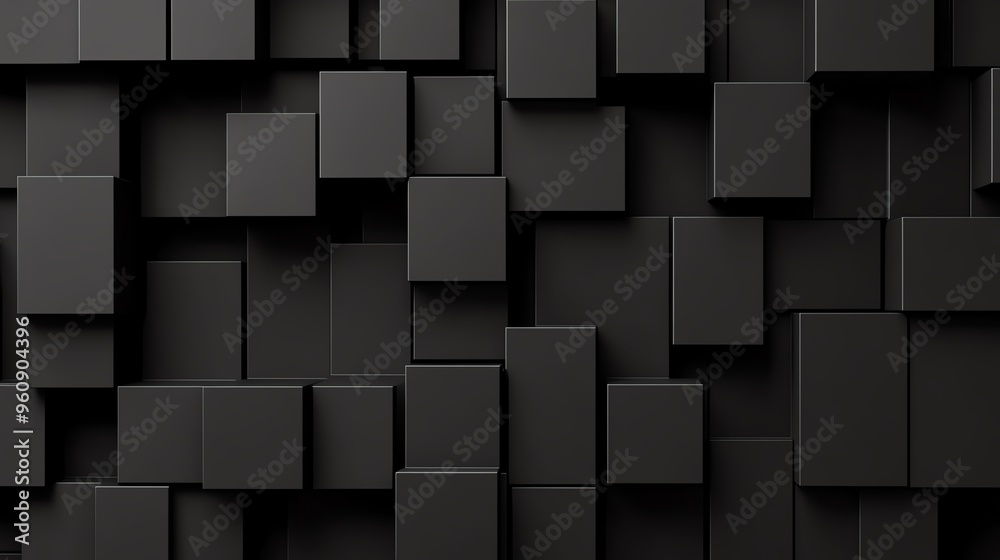 A modern abstract background featuring a textured arrangement of dark blocks creating a unique visual depth. A modern abstract background featuring a textured arrangement of dark blocks creating a unique visual depth.