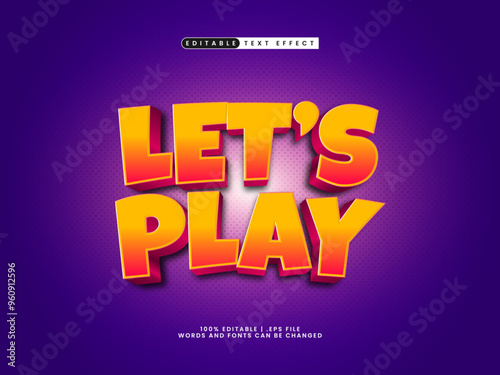 lets play editable text effect in game and kids text style